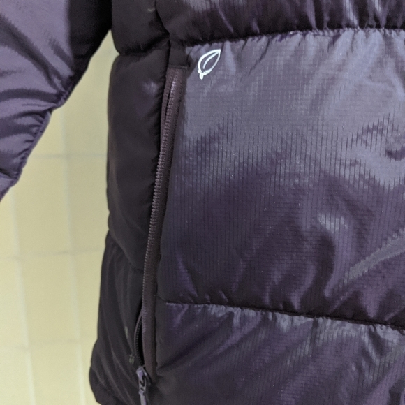 VINTAGE Down jacket puffer quilted coat Sz S - Picture 8 of 10